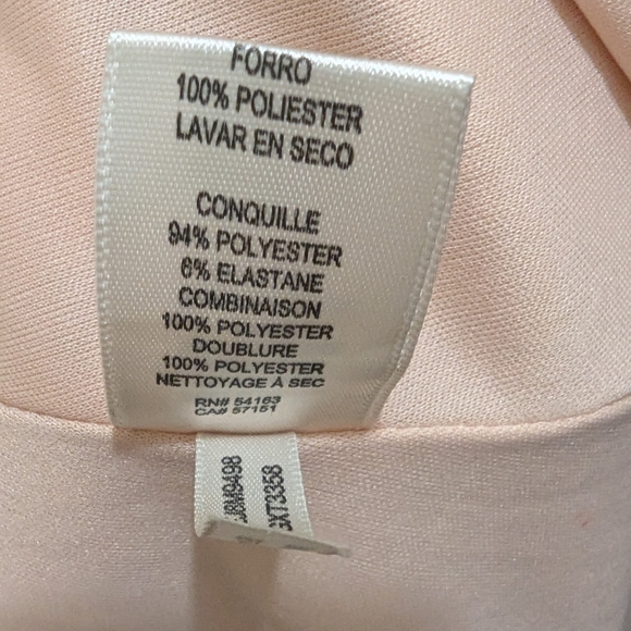 Eliza J One-Shoulder Satin Bow A-Line Blush Pink Evening Dress Maxi Gown- 12 - Picture 13 of 16